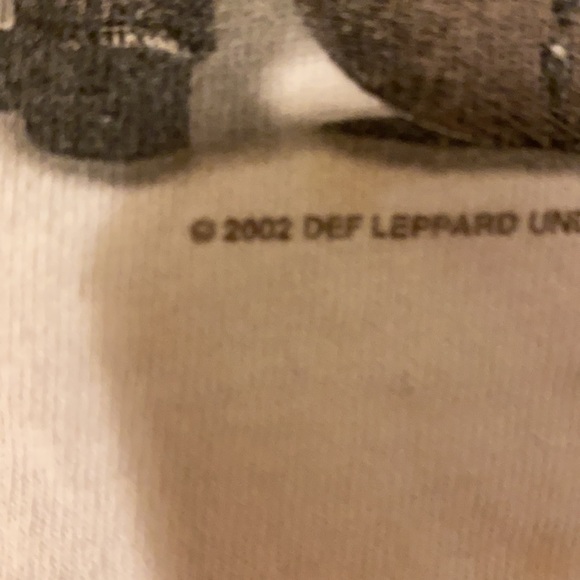 2002 DEF LEPPARD TOUR T SHIRT - Picture 3 of 4